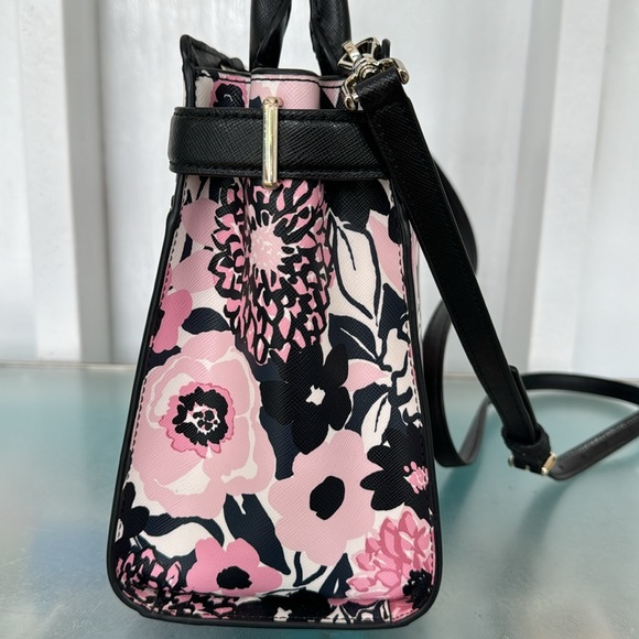 Kate Spade Staci Floral Satchel Bag EUC - Picture 5 of 16